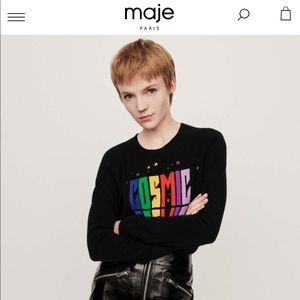 Maje 100% cashmere sweater